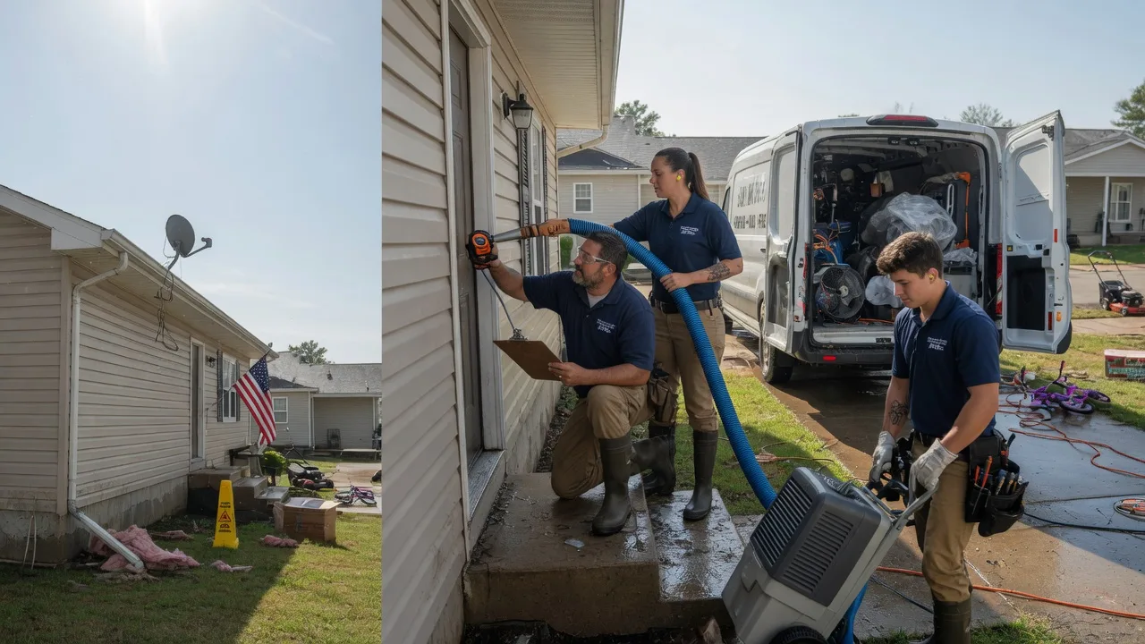 Ceiling Water Damage Restoration in Richardsville, VA near me